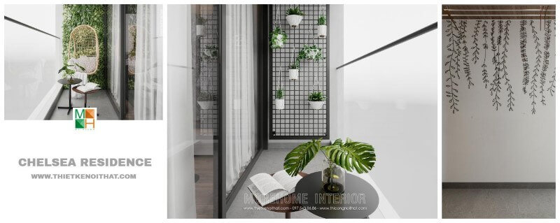 Thiết kế nội thất chung cư Chelsea Residence hiện đại